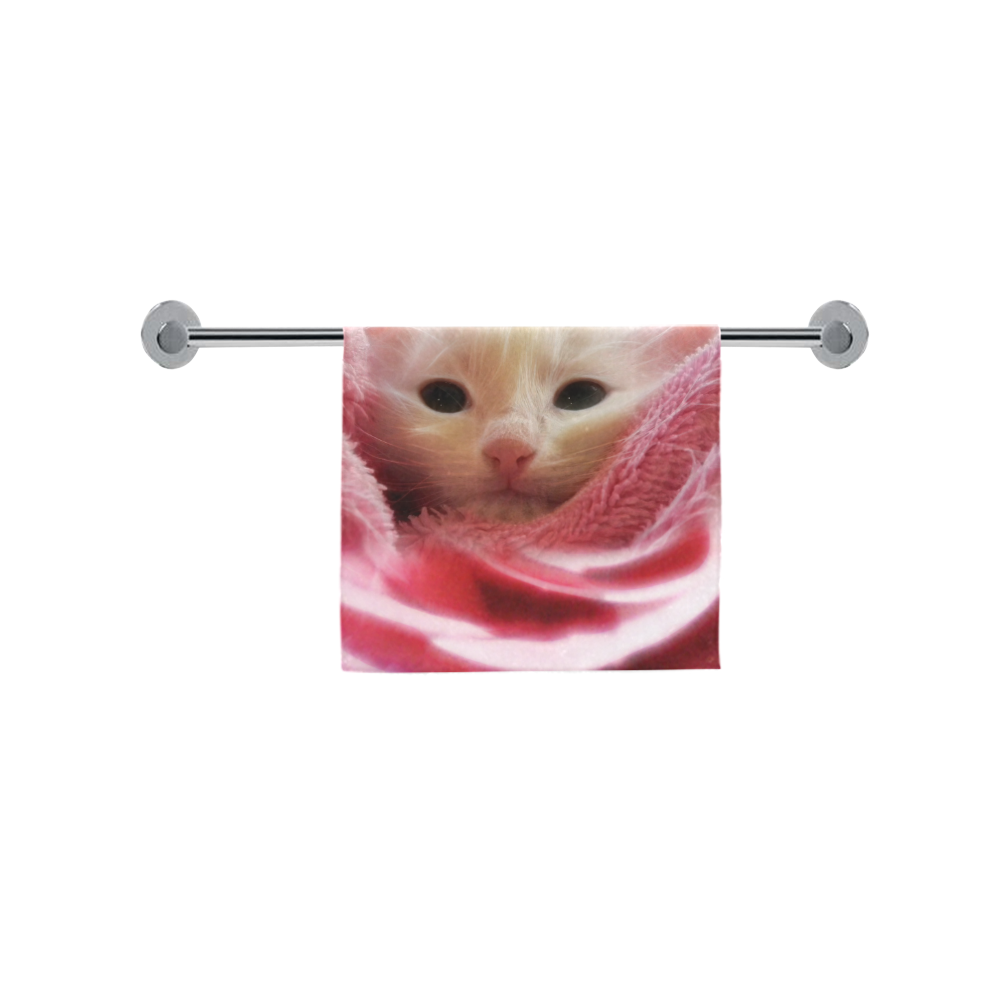 Kitty Loves Pink Custom Towel 16"x28"