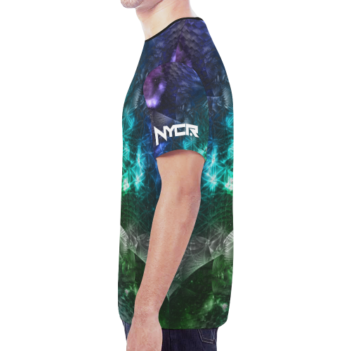 2020 NYCR Rave Fractal New All Over Print T-shirt for Men (Model T45)