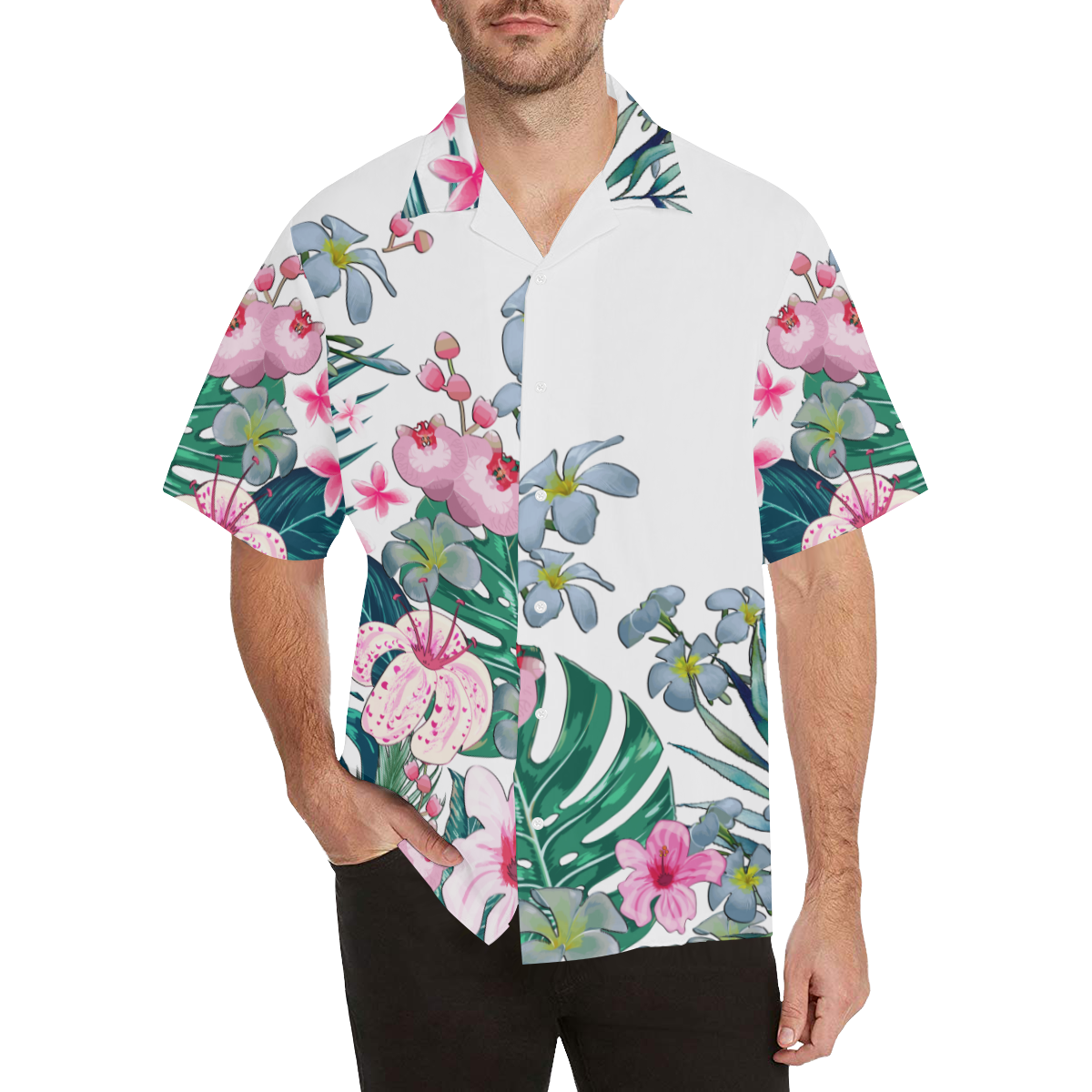 Aloha-2C Shirt 104 Hawaiian Shirt (Model T58)