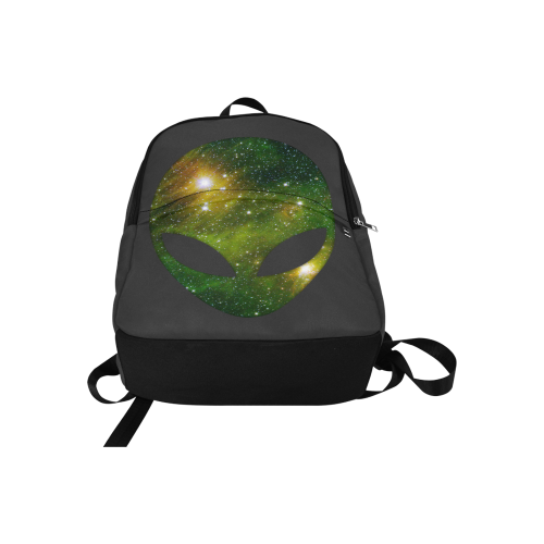 Cosmic Alien - Galaxy - Stars Fabric Backpack for Adult (Model 1659)