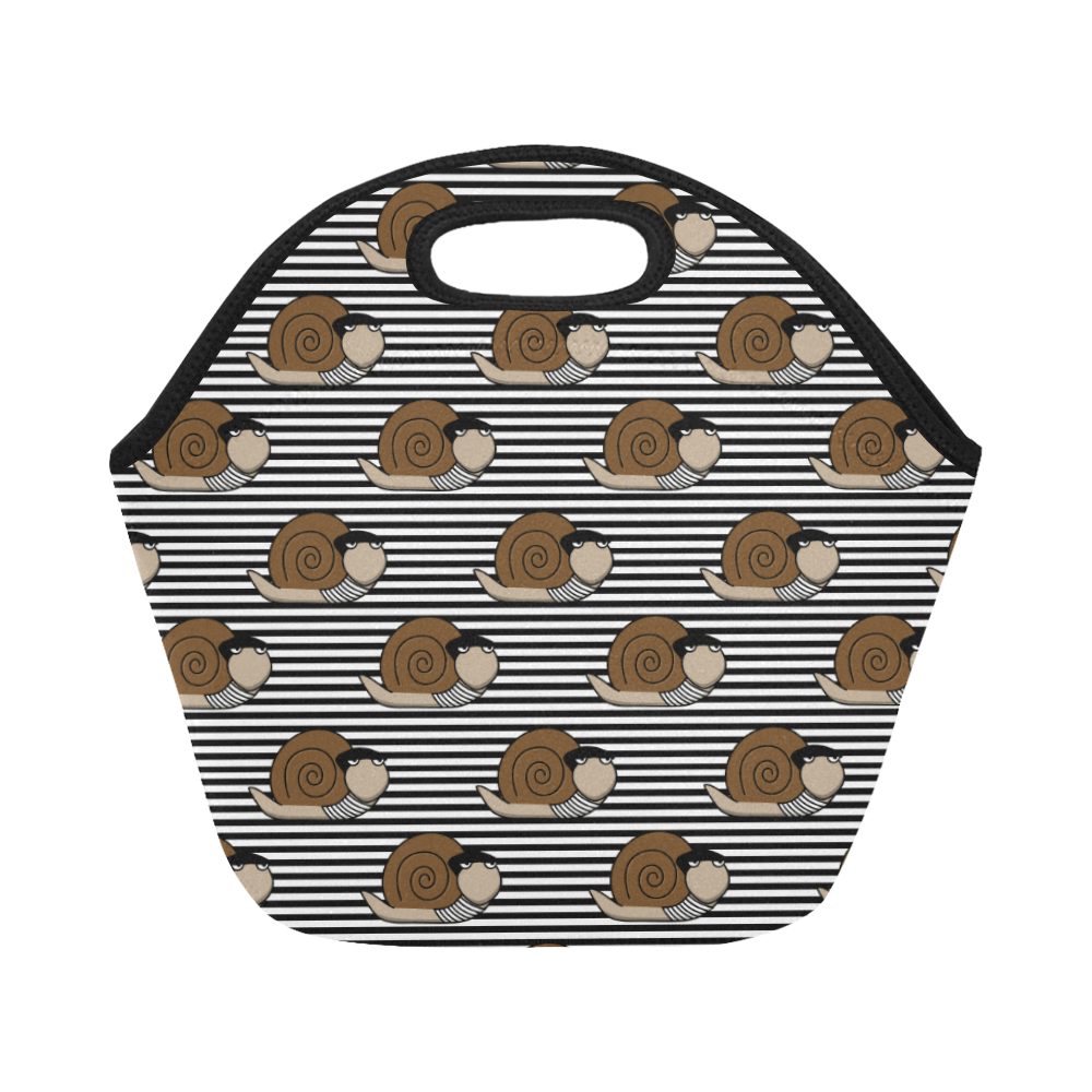 Escargot ~ French Snail Neoprene Lunch Bag/Small (Model 1669)