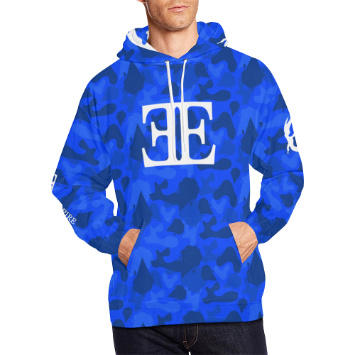 67blueEEhoodie All Over Print Hoodie for Men (USA Size) (Model H13)