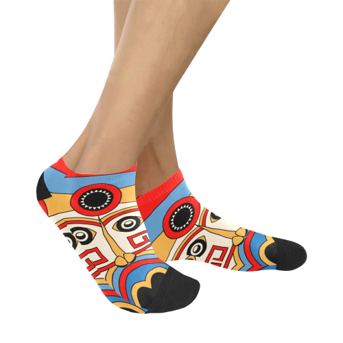 Aztec Religion Tribal Women's Ankle Socks