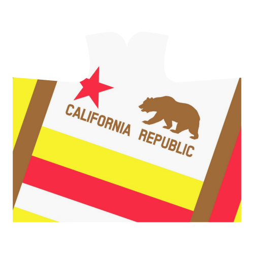 CALIFORNIA REPUBLIC 2 Hooded Blanket 60''x50''