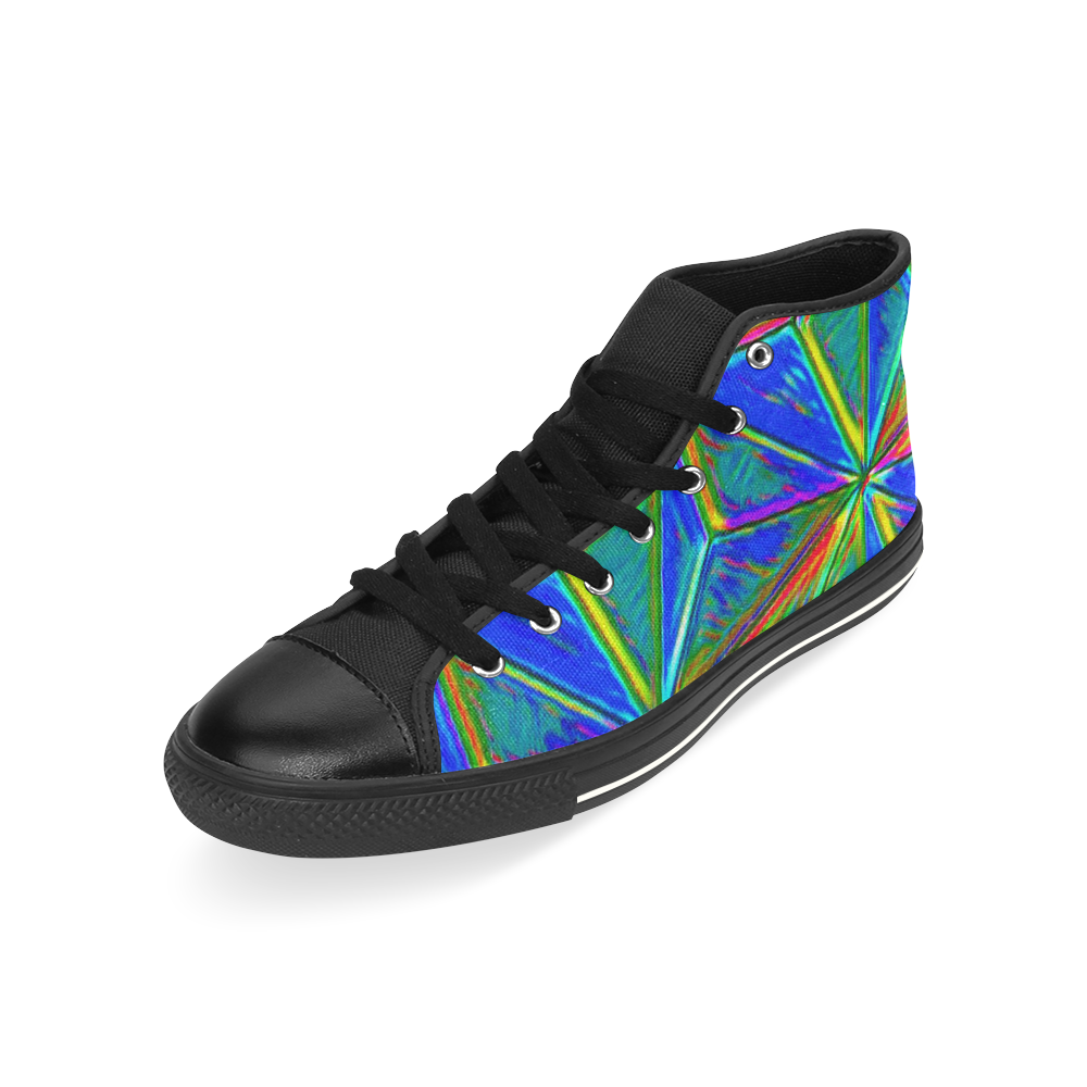 Vivid Life 1E  by JamColors High Top Canvas Women's Shoes/Large Size (Model 017)