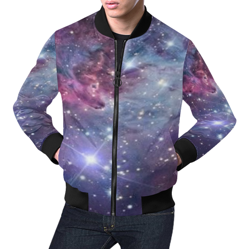 dream galaxi All Over Print Bomber Jacket for Men/Large Size (Model H19)
