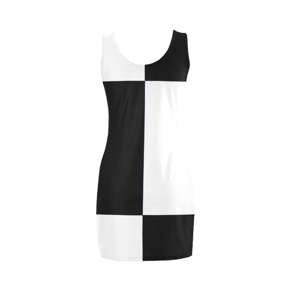 2Tone Mod Color Block by ArtformDesigns Medea Vest Dress (Model D06)
