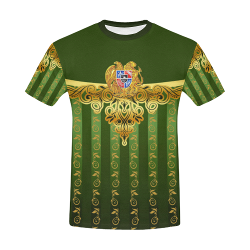 Coat of arms of Armenia All Over Print T-Shirt for Men (USA Size) (Model T40)