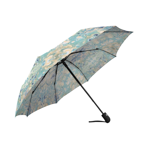 marbling ketubah Auto-Foldable Umbrella (Model U04)