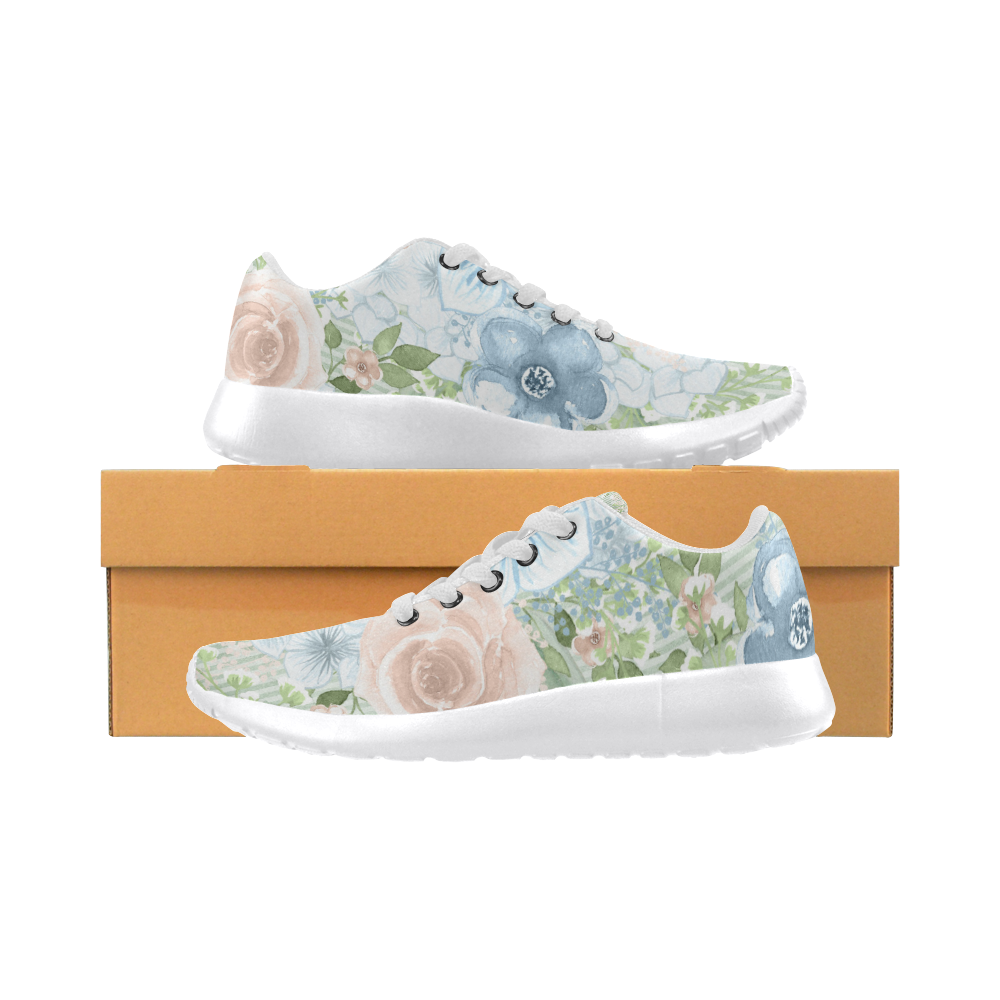 Sweet Flowers Shoes, Pertty Flowers Women’s Running Shoes (Model 020)