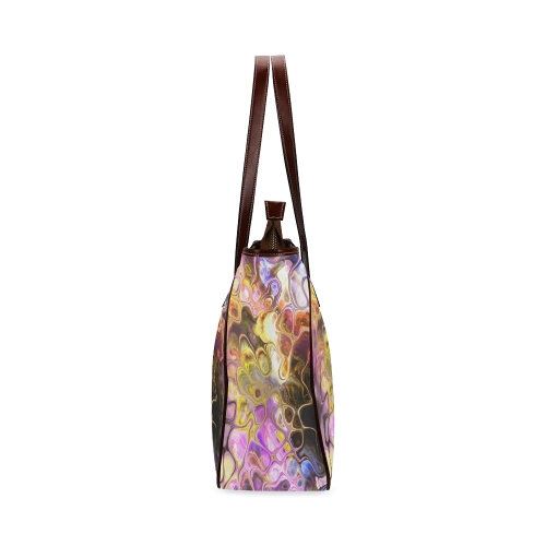 Colorful Marble Design Classic Tote Bag (Model 1644)