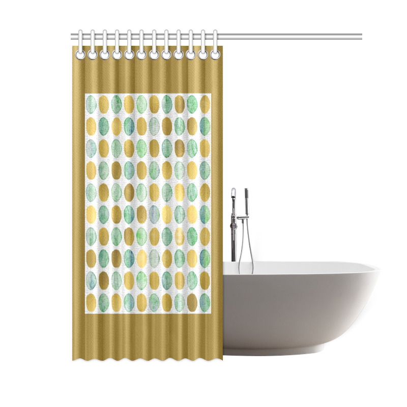 SPOTTING GOLD Shower Curtain 60"x72"