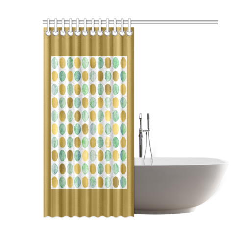 SPOTTING GOLD Shower Curtain 60"x72"