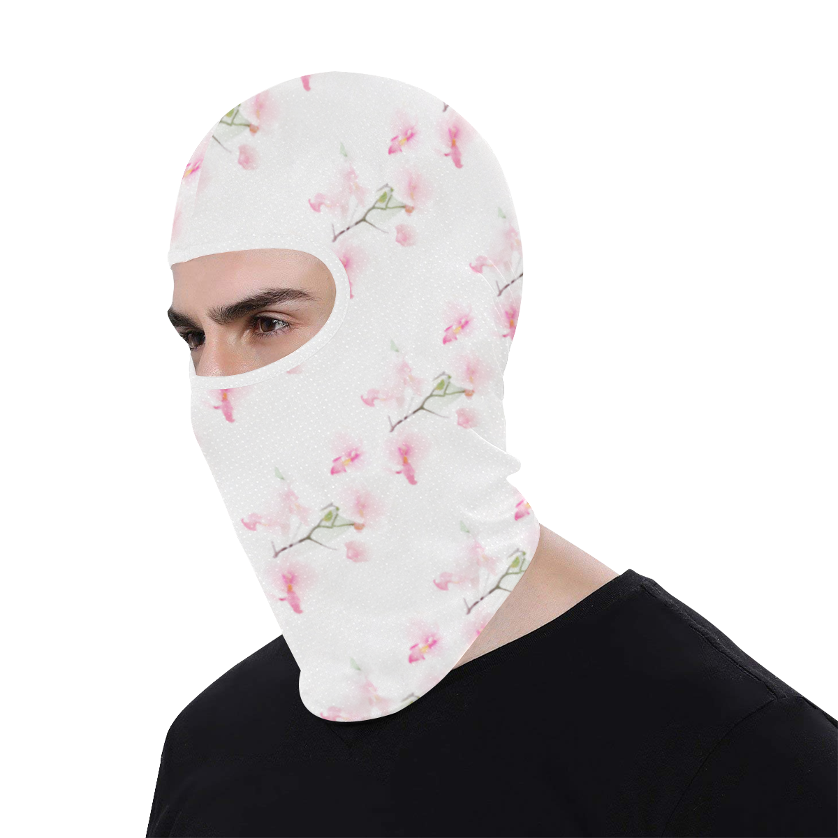 ORCHIDEE ROSE PATTERN All Over Print Balaclava