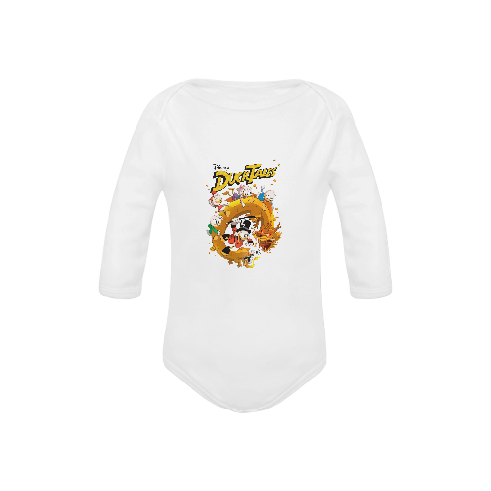DuckTales Baby Powder Organic Long Sleeve One Piece (Model T27)