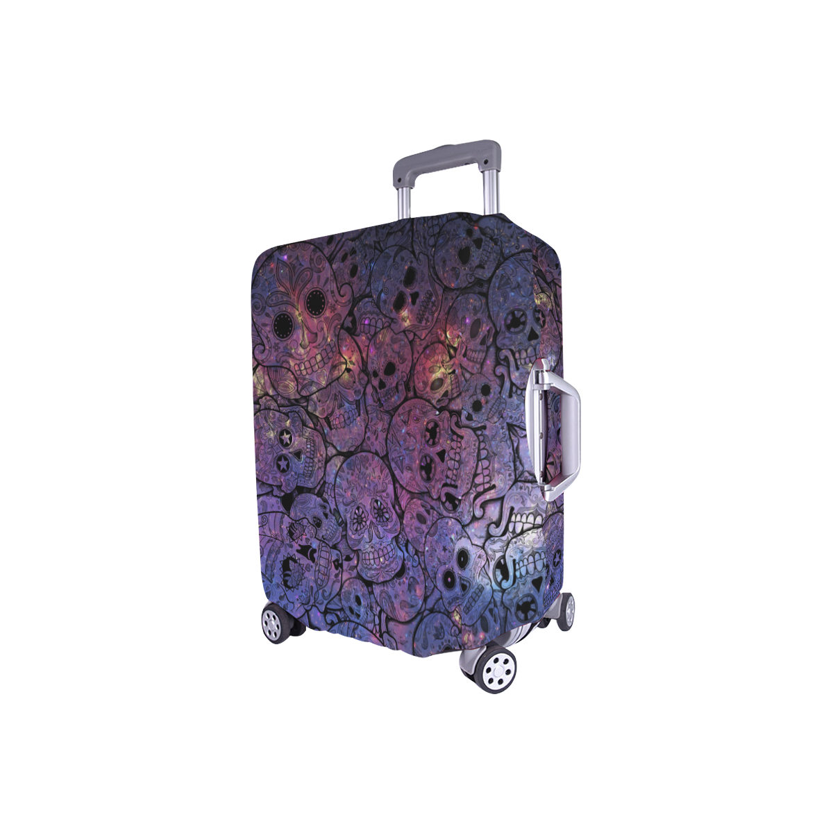 Cosmic Sugar Skulls Luggage Cover/Small 18"-21"