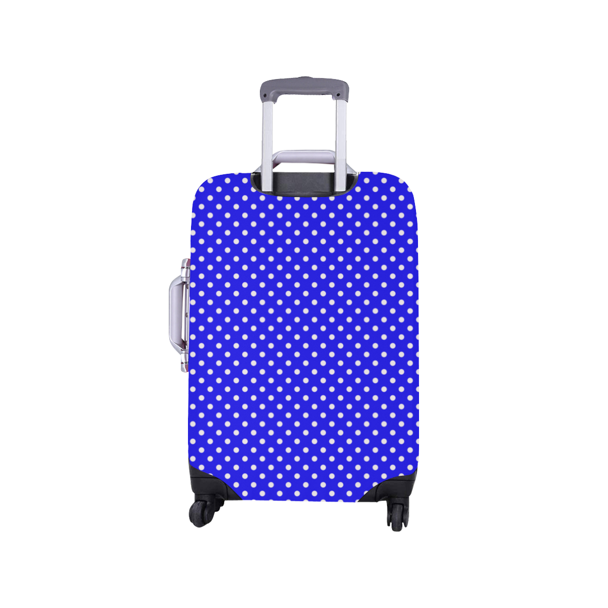 Blue polka dots Luggage Cover/Small 18"-21"