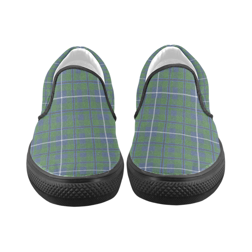 Douglas Tartan Women's Unusual Slip-on Canvas Shoes (Model 019)