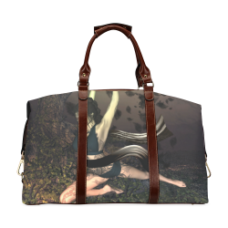 Beautiful fairy with crow Classic Travel Bag (Model 1643) Remake