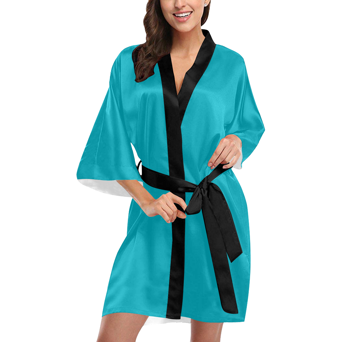Scuba Blue Kimono Robe