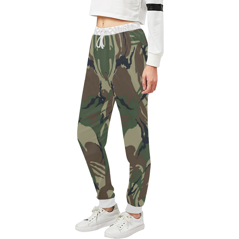 CAMOUFLAGE-WOODLAND 3 Unisex All Over Print Sweatpants (Model L11)