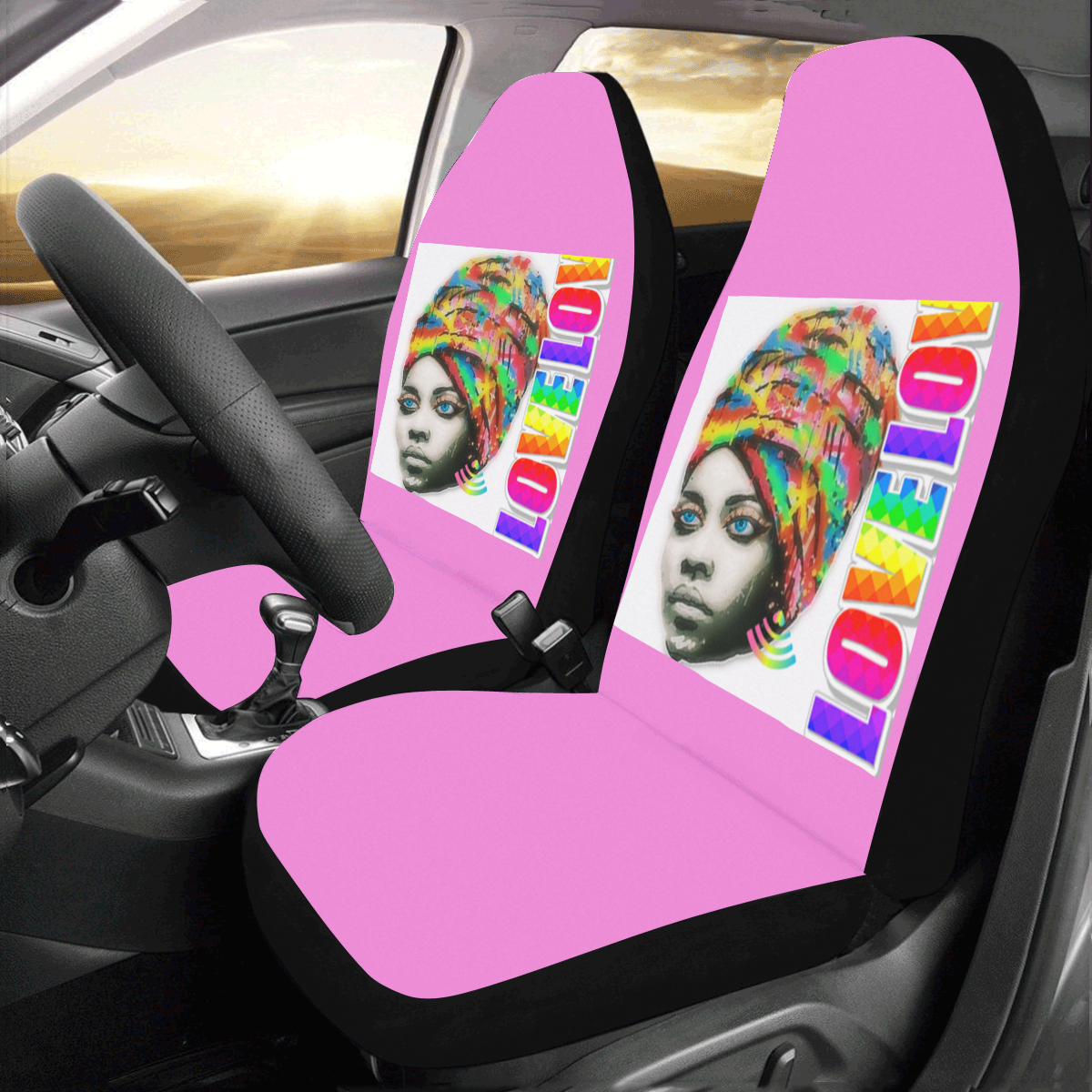 love nation13 Car Seat Covers (Set of 2)