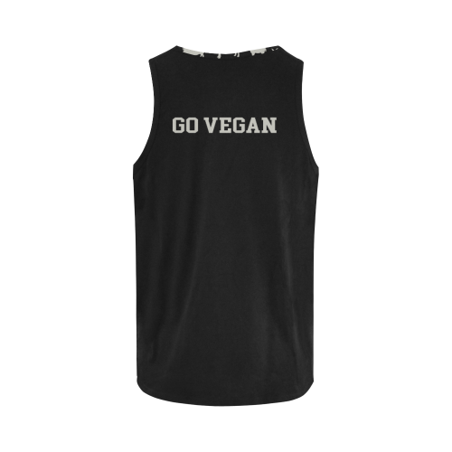 Friends Not Food (Go Vegan) All Over Print Tank Top for Women (Model T43)