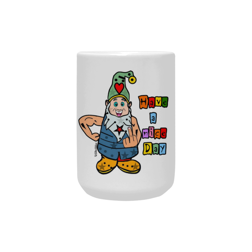 Funny Gnom by Nico Bielow Custom Ceramic Mug (15OZ)