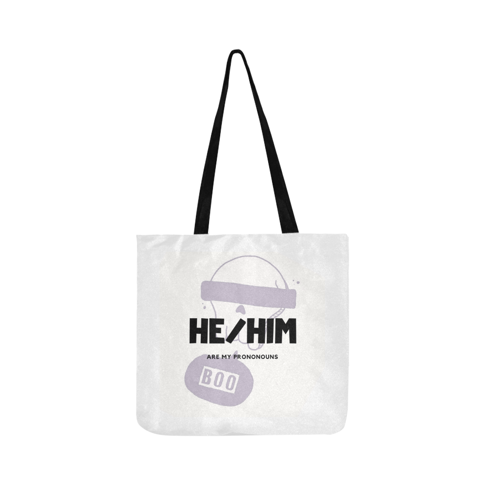 He/him are my pronouns Reusable Shopping Bag Model 1660 (Two sides)