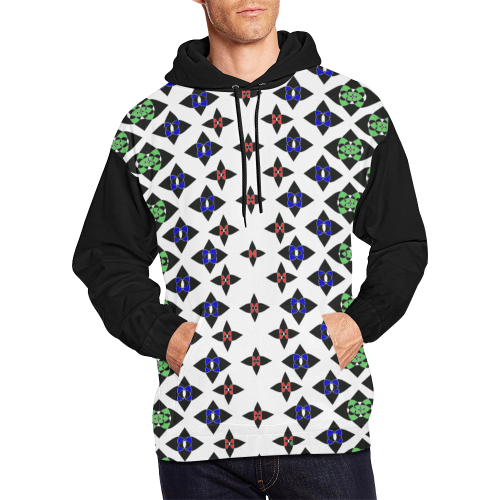 iconic 2 in color All Over Print Hoodie for Men (USA Size) (Model H13)