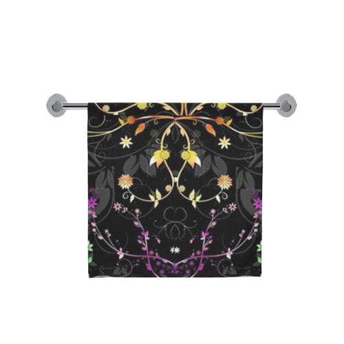 Purple floral-swirl bath towel 30 x 56 Bath Towel 30"x56"