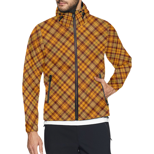 Plaid patterns Unisex All Over Print Windbreaker (Model H23)