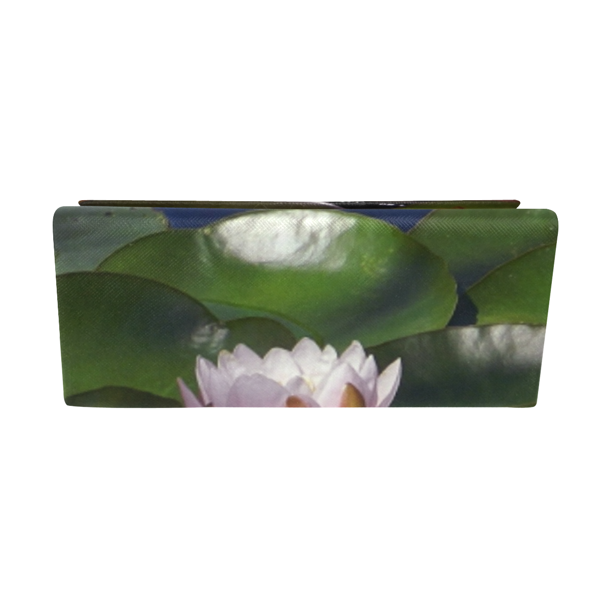 3 pink waterlilies in morning light Custom Foldable Glasses Case