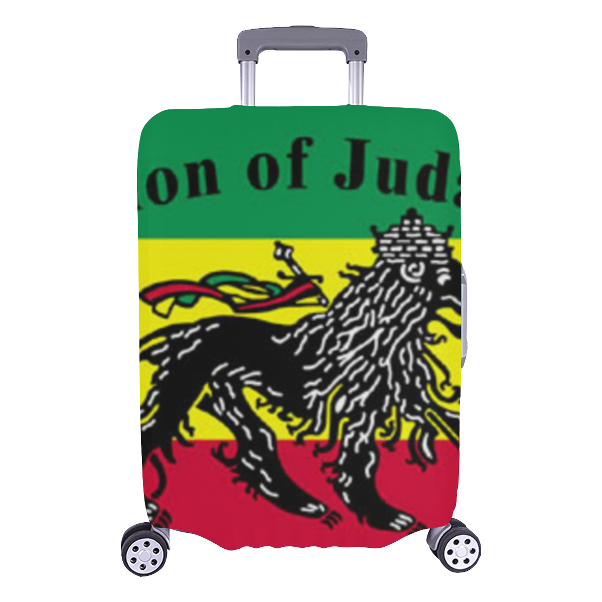 RASTA LION OF JUDAH Luggage Cover/Large 26"-28"