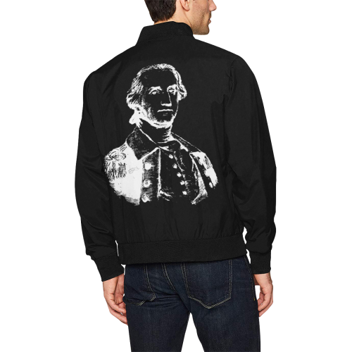 chaqueta de hombre con diseño historico All Over Print Bomber Jacket for Men (Model H31)