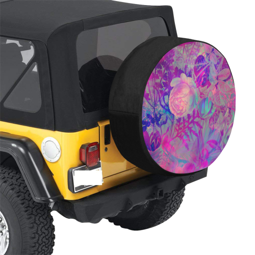 flowers #flowers #pattern 34 Inch Spare Tire Cover