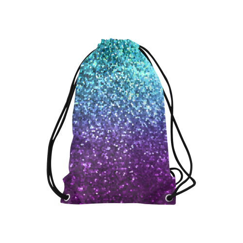 Mosaic Sparkley Texture G198 Small Drawstring Bag Model 1604 (Twin Sides) 11"(W) * 17.7"(H)