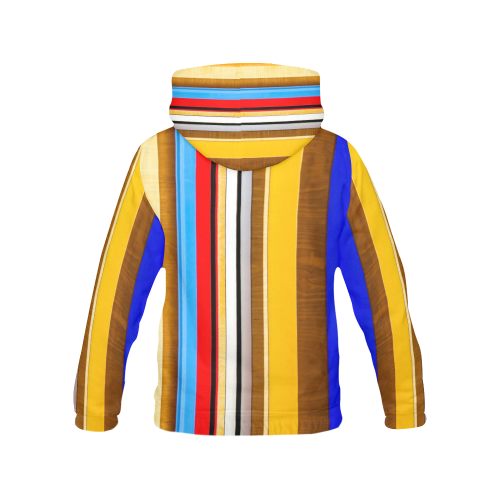 Colorful abstract pattern stripe art All Over Print Hoodie for Men (USA Size) (Model H13)