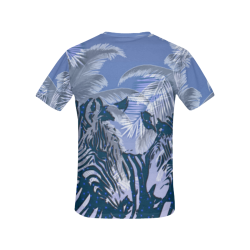 African zebras All Over Print T-Shirt for Women (USA Size) (Model T40)