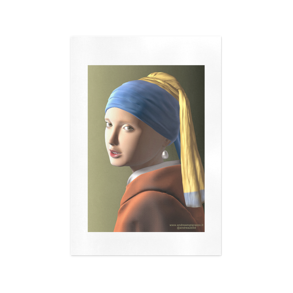 Girl with a pearl earring Art Print 13‘’x19‘’