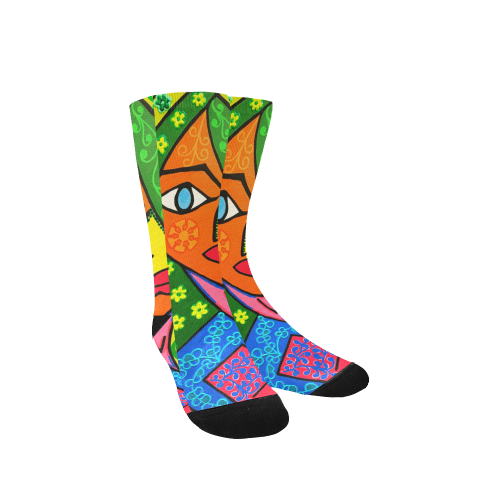 Blooming Women's Custom Socks