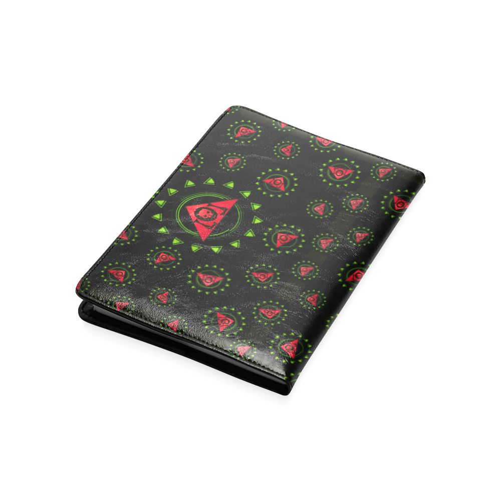The Lowest of Low Skull Triangle Rose Logo Custom NoteBook A5