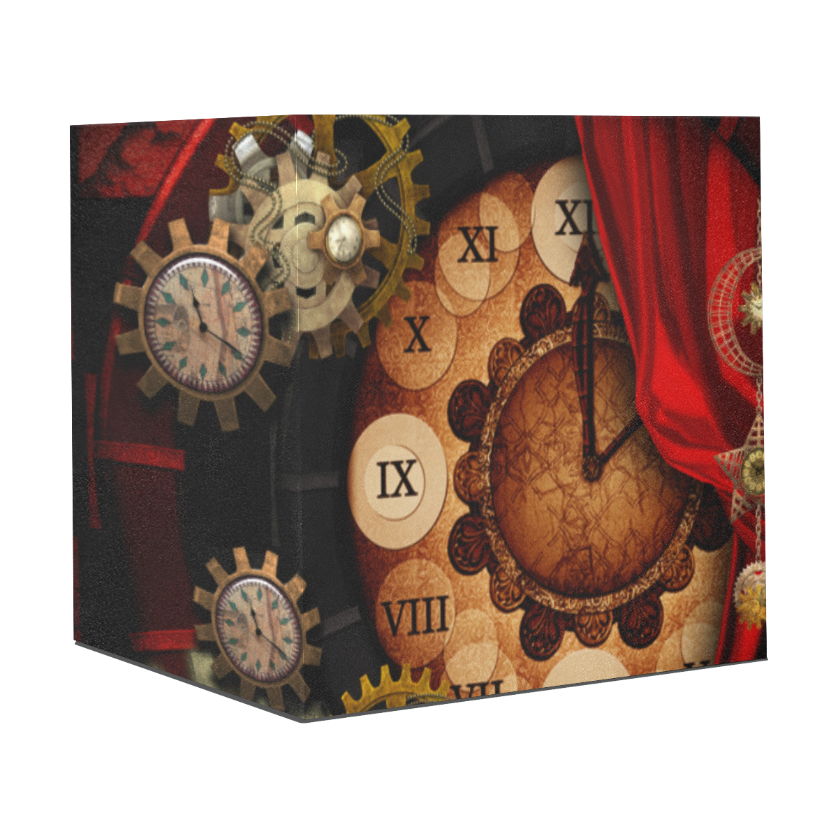 Steampunk, wonderful clockwork Gift Wrapping Paper 58"x 23" (2 Rolls)