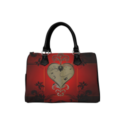 Wonderful decorative heart Boston Handbag (Model 1621)