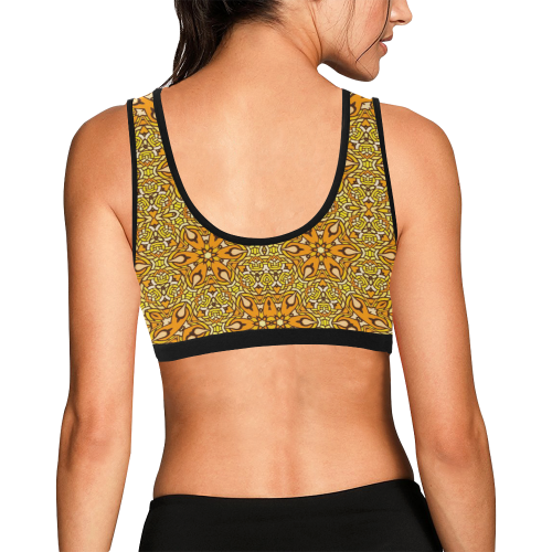 oriental Pattern 5 by JamColors Women's All Over Print Sports Bra (Model T52)
