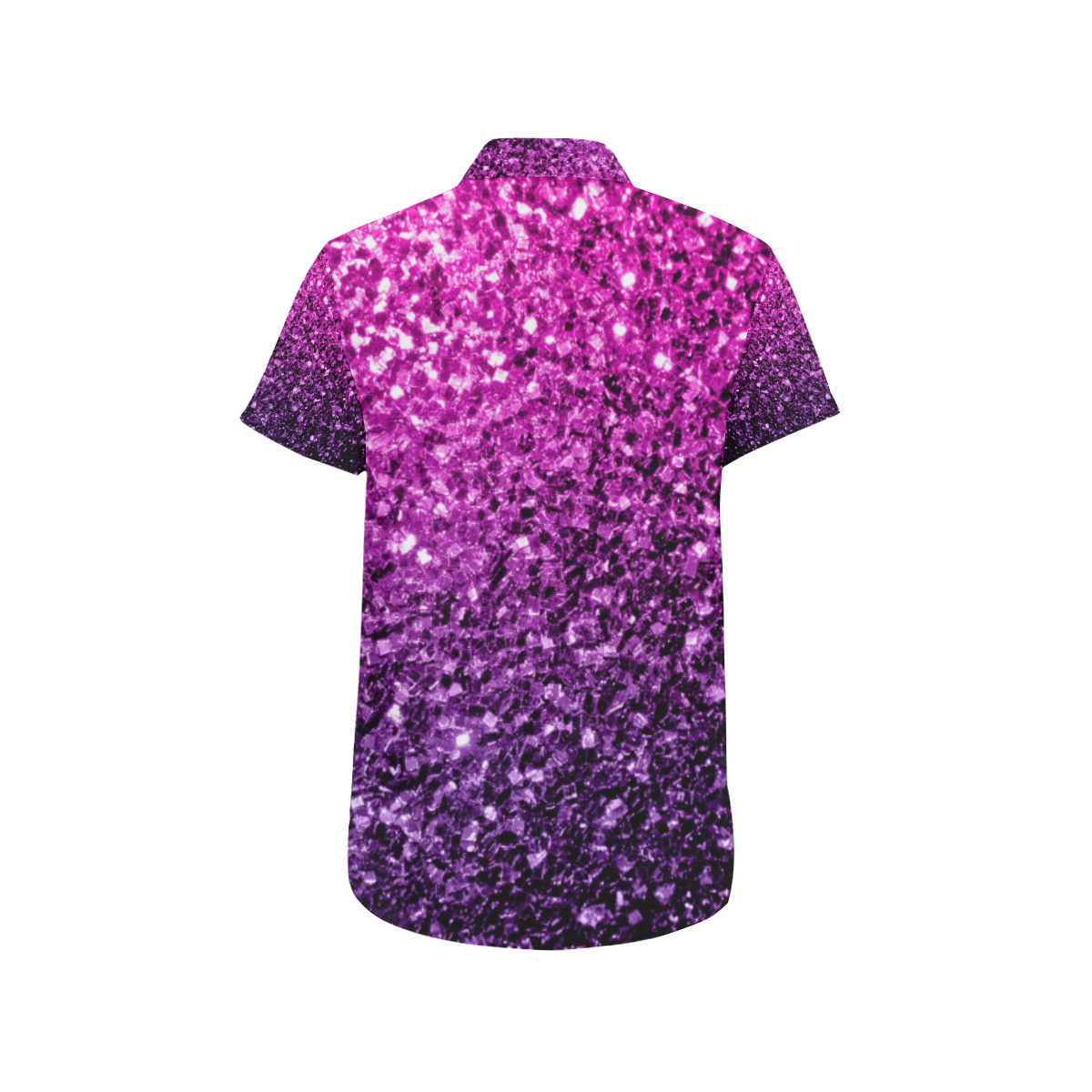 Beautiful Purple Pink Ombre glitter sparkles Men's All Over Print Short Sleeve Shirt (Model T53)