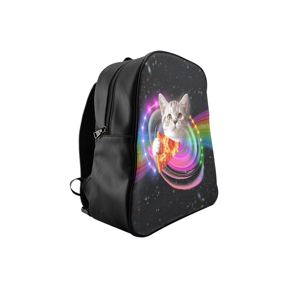 Pizza Cat Kids School Backpack (Model 1601)(Small)