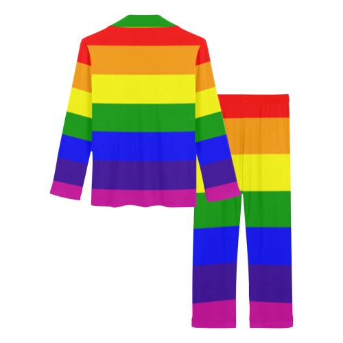 Rainbow of Color Women's Long Pajama Set