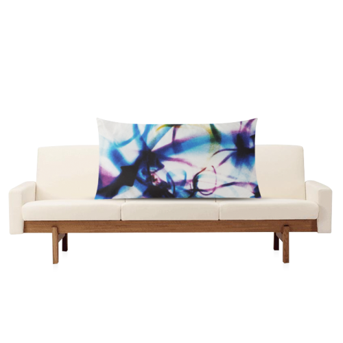 Abstract Photographic Drawing Rectangle Pillow Case 20"x36"(Twin Sides)