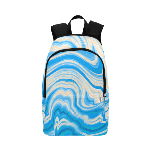 Ocean Blue Fabric Backpack for Adult (Model 1659)